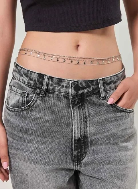 belly chain estrelas e strass belly chain estrelas e strass