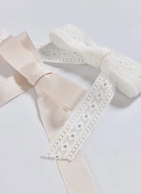 conjunto laços broderie conjunto laços broderie