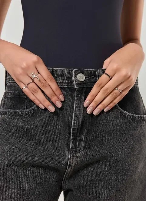 conjunto 5 anéis prateados cobra conjunto 5 anéis prateados cobra