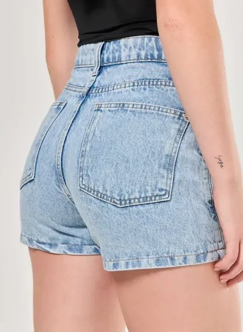 short saia jeans marmorizado short saia jeans marmorizado