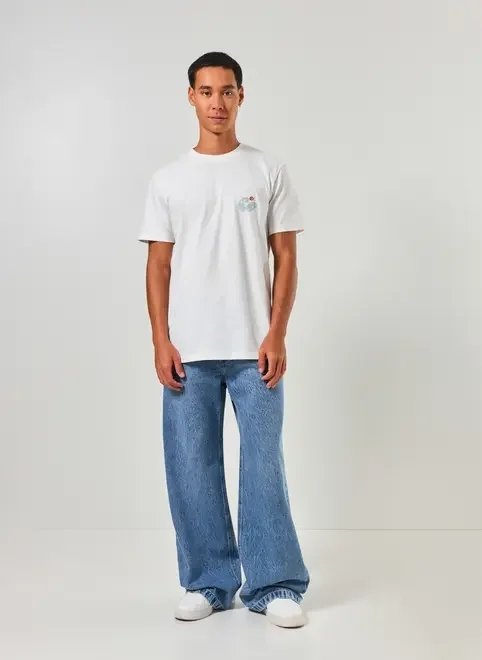 calça oversized jeans marmorizado calça oversized jeans marmorizado