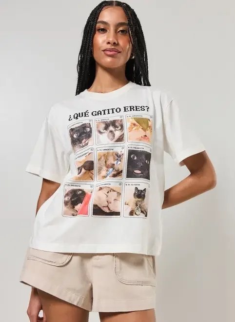 camiseta off-white gatos camiseta off-white gatos