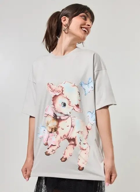 camiseta super oversized carneirinho camiseta super oversized carneirinho