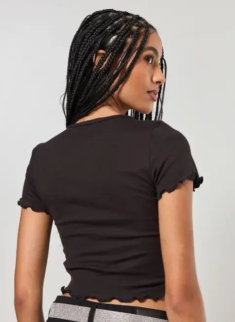 cropped com franzido e lacinho cropped com franzido e lacinho