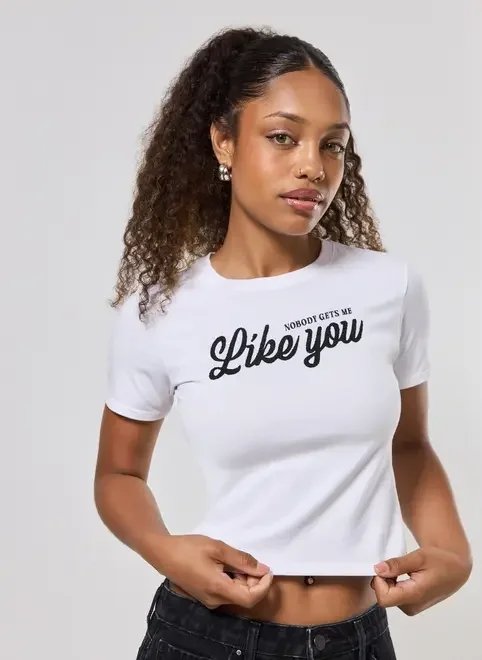 mini tee like you brilhos mini tee like you brilhos