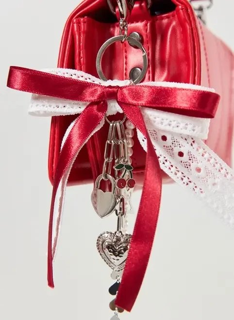 chaveiro de lacinhos para bolsa chaveiro de lacinhos para bolsa