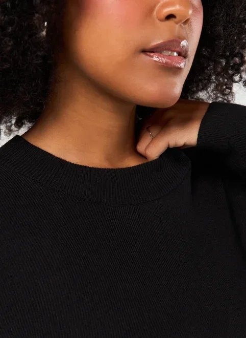 blusa cropped tricô liso blusa cropped tricô liso