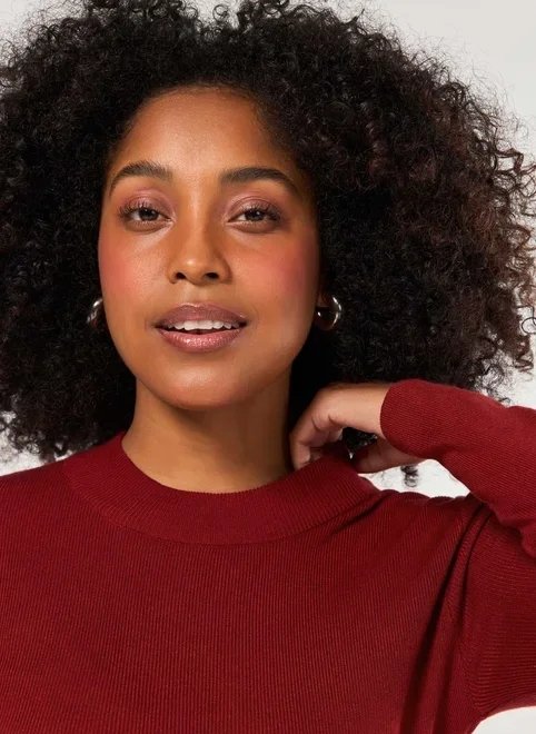 blusa cropped tricô liso blusa cropped tricô liso