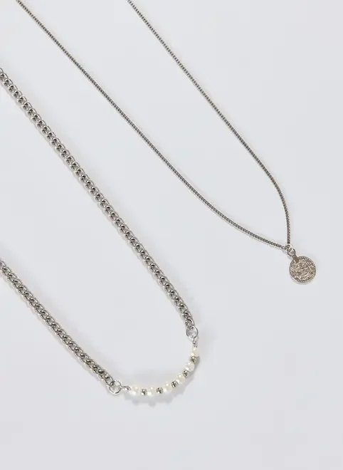 conjunto colar e corrente pérolas conjunto colar e corrente pérolas