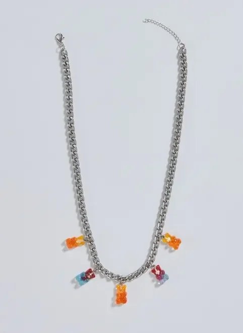 colar corrente ursinhos coloridos colar corrente ursinhos coloridos