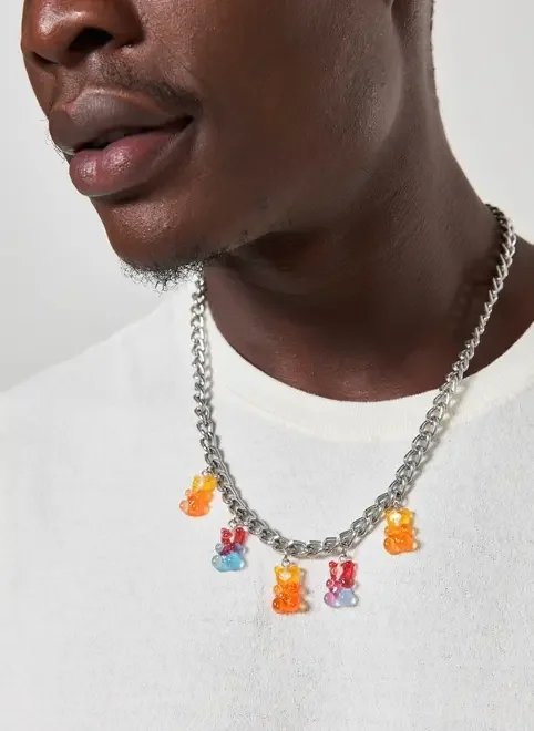 colar corrente ursinhos coloridos colar corrente ursinhos coloridos