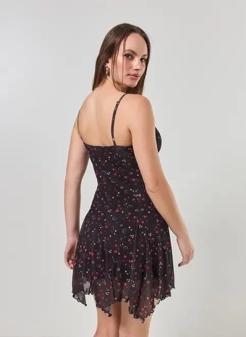 vestido macaquinho tule mística vestido macaquinho tule mística