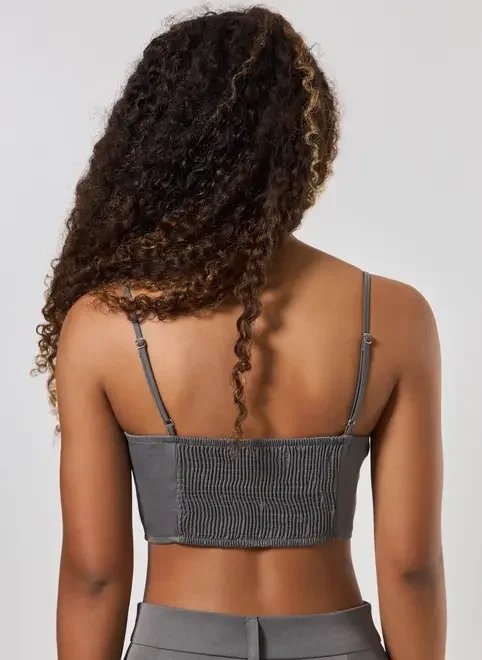 cropped reto alfaiataria chumbo cropped reto alfaiataria chumbo