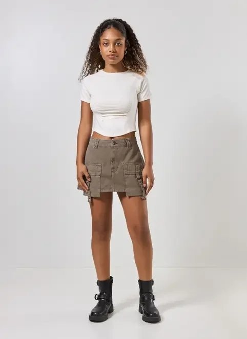 cropped franzido off-white cropped franzido off-white
