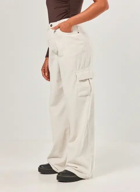 calça cargo em veludo cotelê calça cargo em veludo cotelê