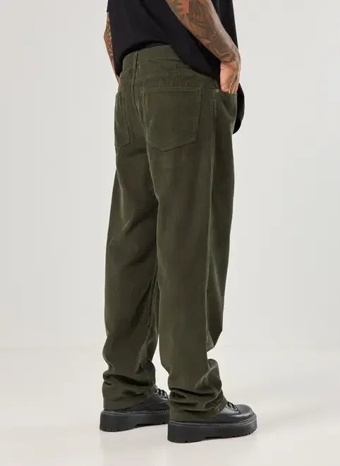 calça verde veludo cotelê calça verde veludo cotelê