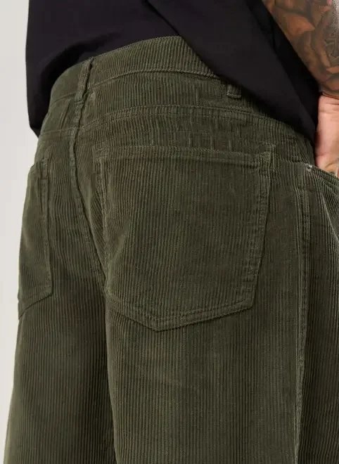 calça verde veludo cotelê calça verde veludo cotelê