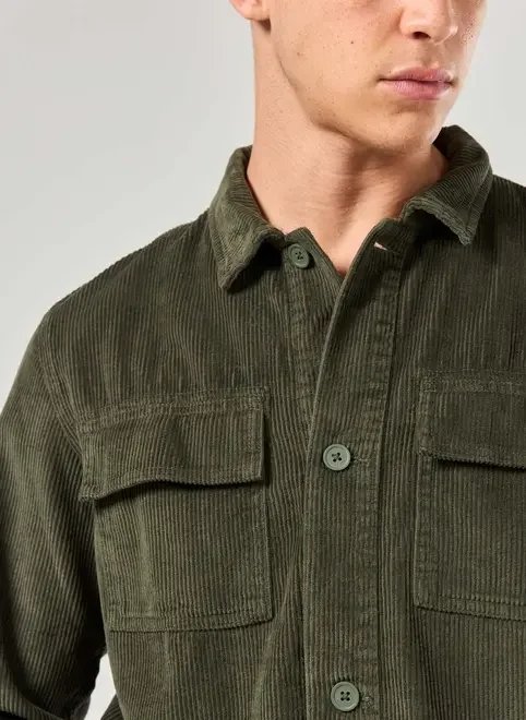 jaqueta estilo camisa cotelê jaqueta estilo camisa cotelê