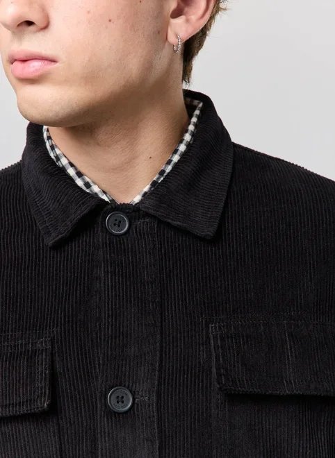 jaqueta estilo camisa cotelê jaqueta estilo camisa cotelê