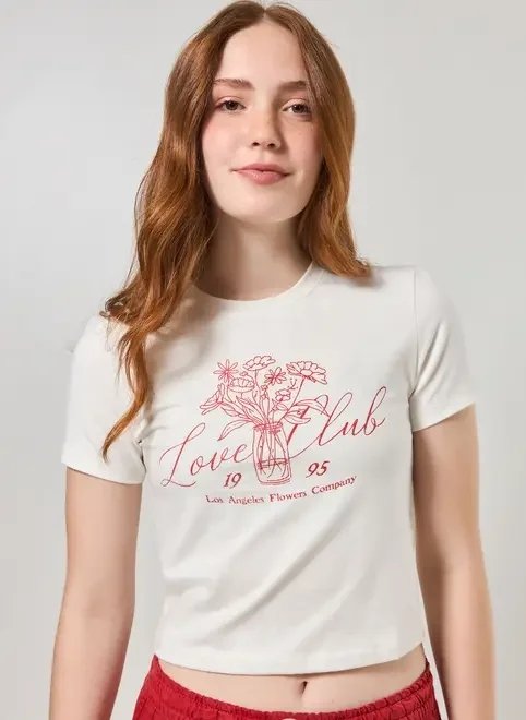 mini tee off-white love club mini tee off-white love club