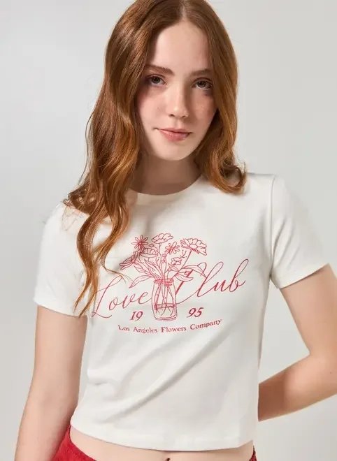 mini tee off-white love club mini tee off-white love club