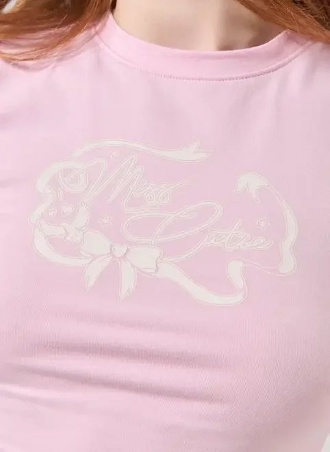 mini tee rosa miss cutie mini tee rosa miss cutie