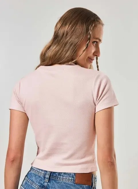 blusa rosê lacinho bordado blusa rosê lacinho bordado