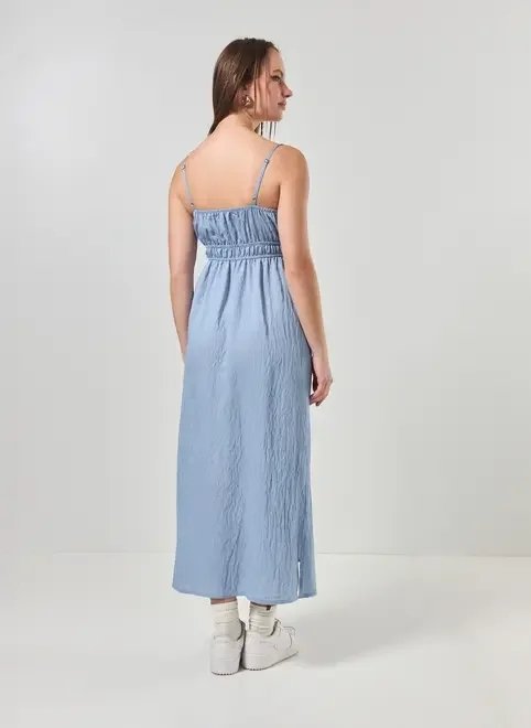 vestido midi acinturado amarração vestido midi acinturado amarração