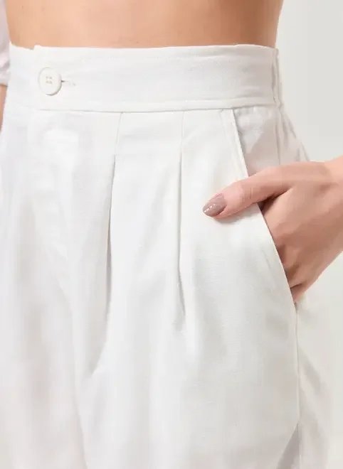 short alfaiataria linho short alfaiataria linho