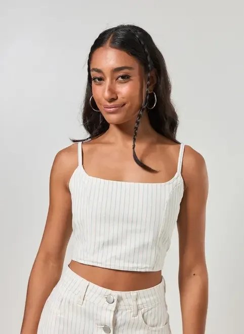 cropped sarja listras azuis cropped sarja listras azuis