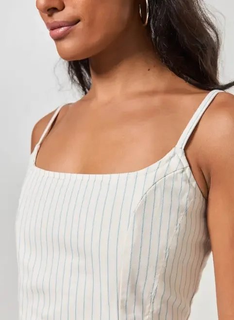 cropped sarja listras azuis cropped sarja listras azuis