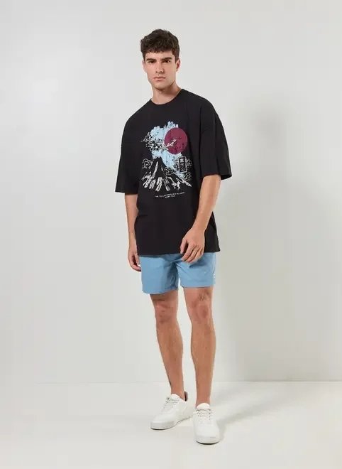 short sarja azul claro short sarja azul claro