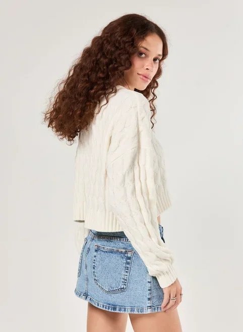 blusa tricô chenille blusa tricô chenille
