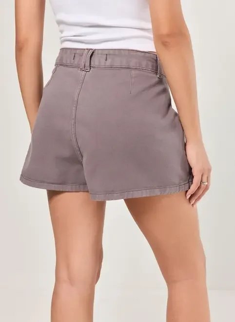 short saia cargo cintura média short saia cargo cintura média