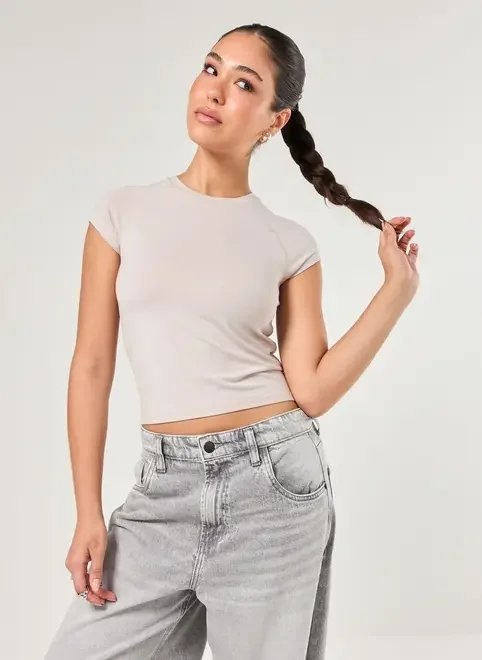 blusa manga curta justa raglan blusa manga curta justa raglan