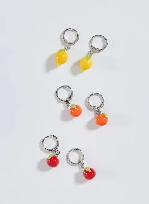 conjunto brincos frutinhas conjunto brincos frutinhas