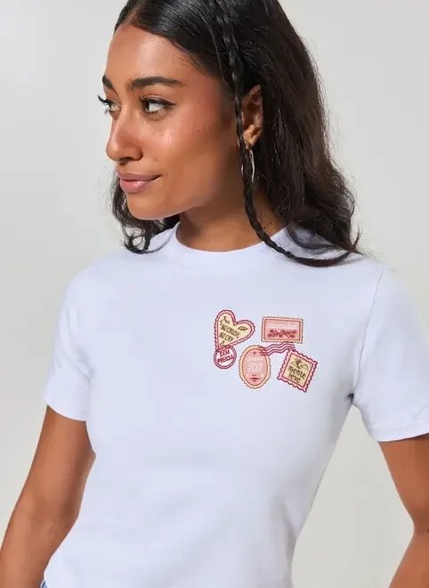 mini tee off-white selos mini tee off-white selos