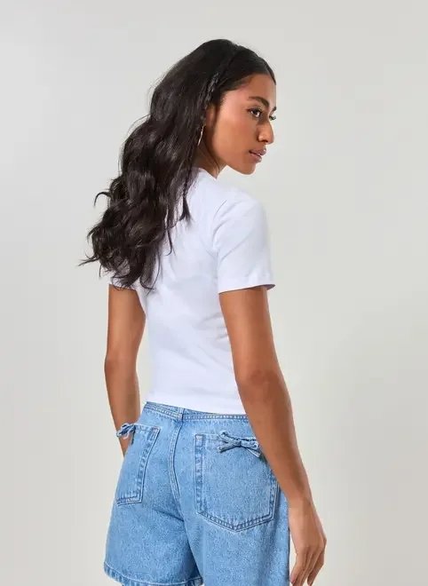 mini tee off-white selos mini tee off-white selos