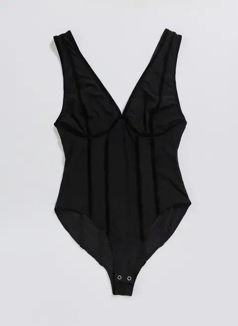 body preto transparência e veludo body preto transparência e veludo