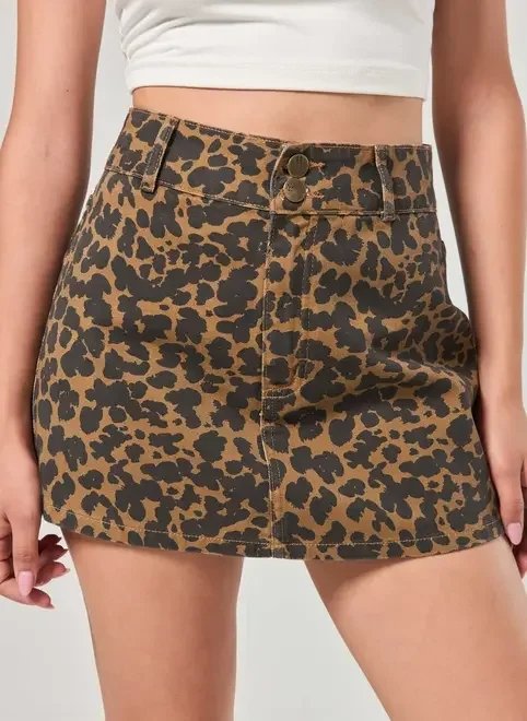 short saia em sarja oncinha short saia em sarja oncinha