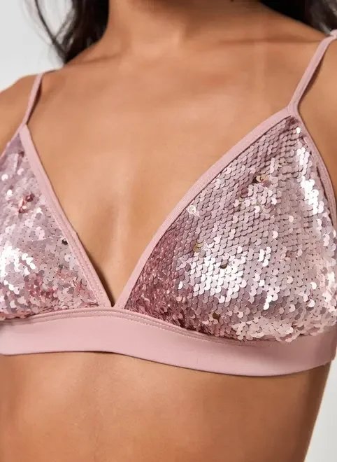 conjunto top hot pant paetê rosa conjunto top hot pant paetê rosa