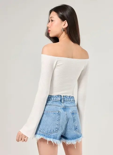 cropped manga longa franzido cropped manga longa franzido