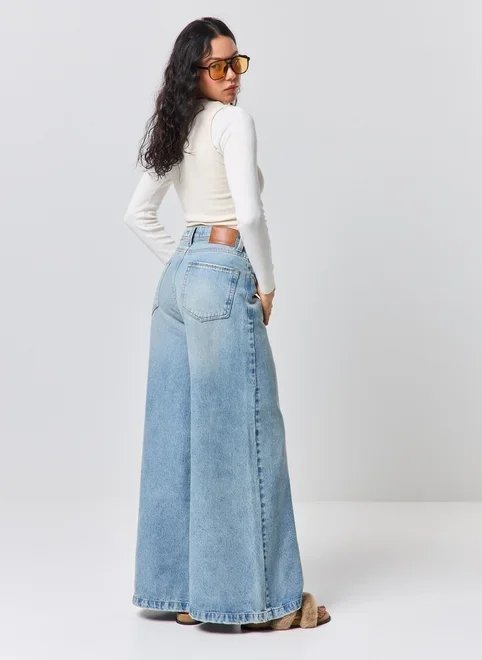 calça jeans pantalona calça jeans pantalona