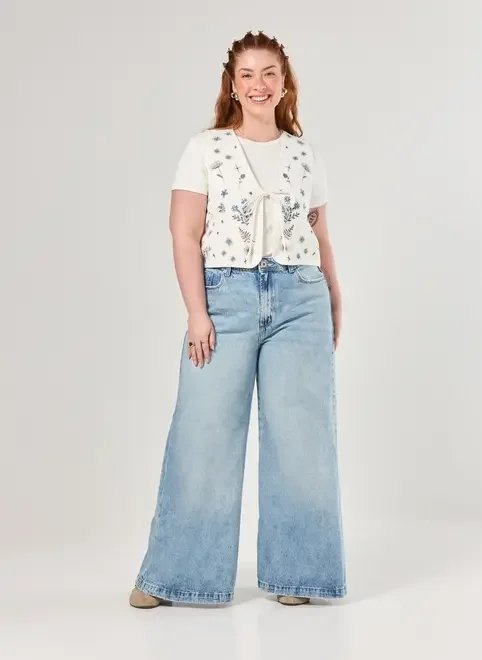 calça jeans pantalona calça jeans pantalona
