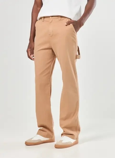 calça chino sarja caqui calça chino sarja caqui