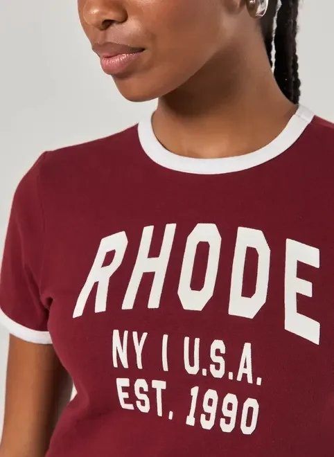 mini tee vinho e branca rhode mini tee vinho e branca rhode