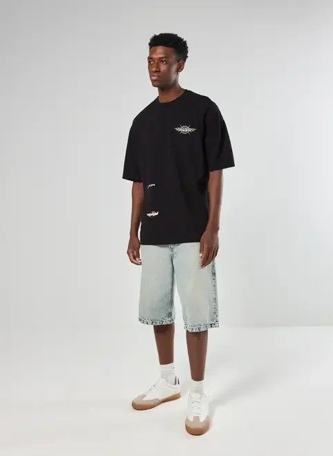 camiseta oversized preta racing camiseta oversized preta racing