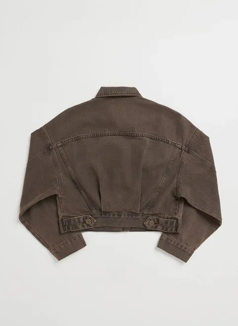 jaqueta jeans cropped com bolso jaqueta jeans cropped com bolso