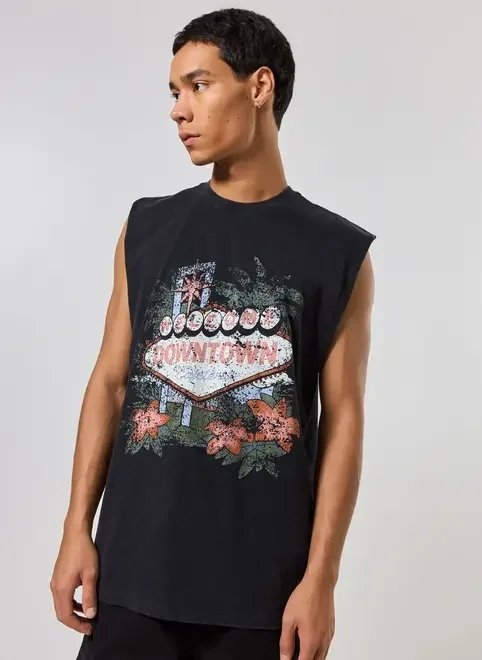 regata sleeveless marmorizada downtown regata sleeveless marmorizada downtown