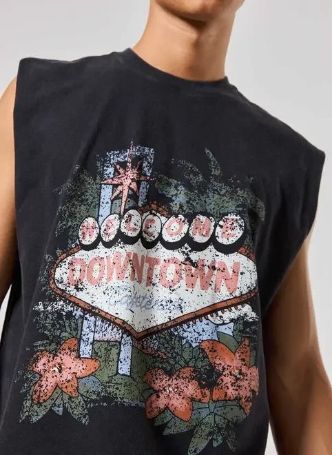 regata sleeveless marmorizada downtown regata sleeveless marmorizada downtown